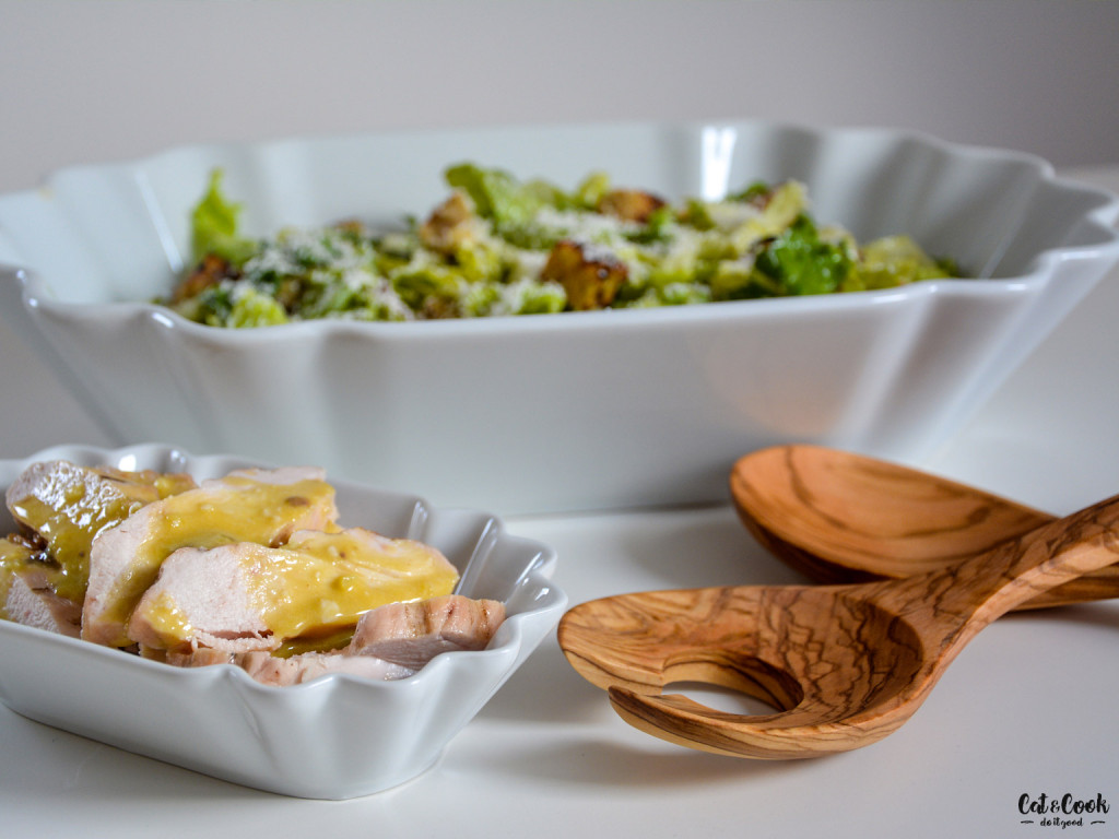 Salát Caesar s kuřecím masem