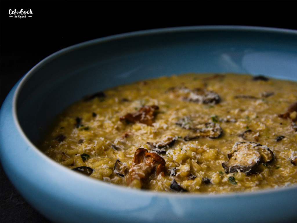 Krémové houbové risotto