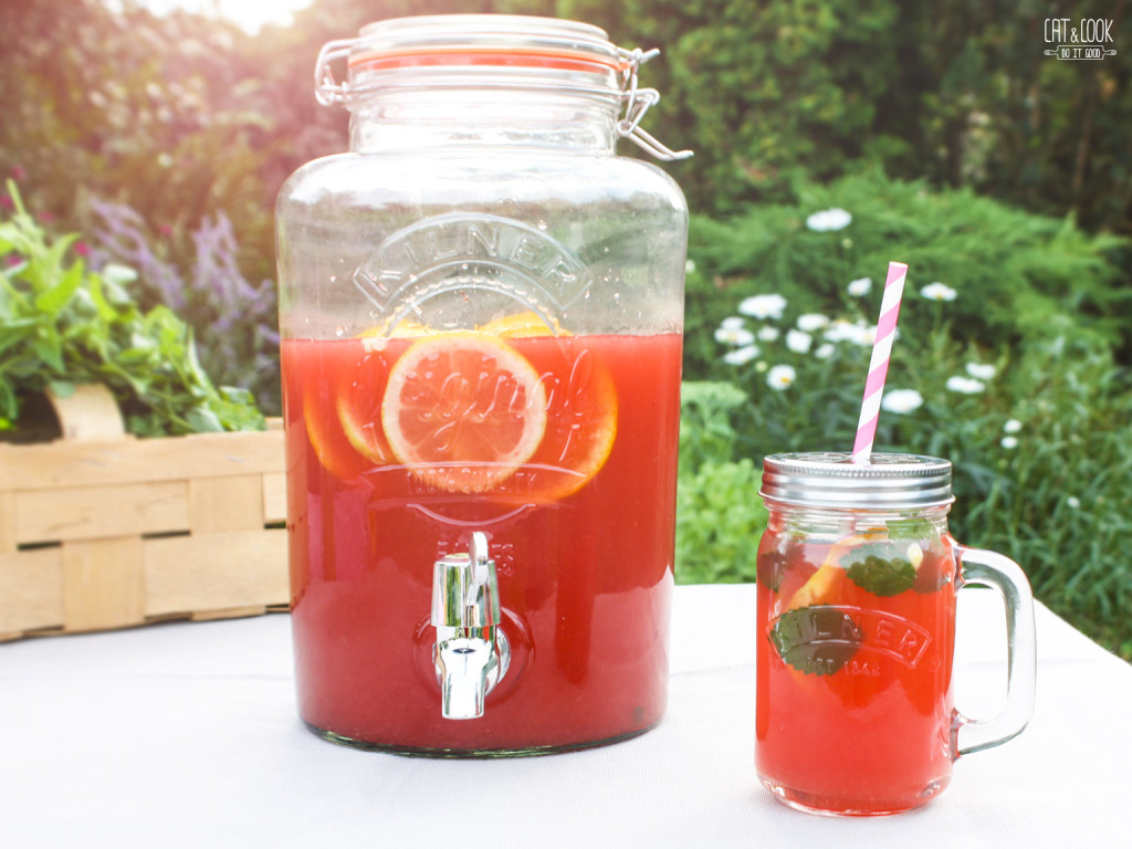 Melounová limonáda s nádechem meduňky