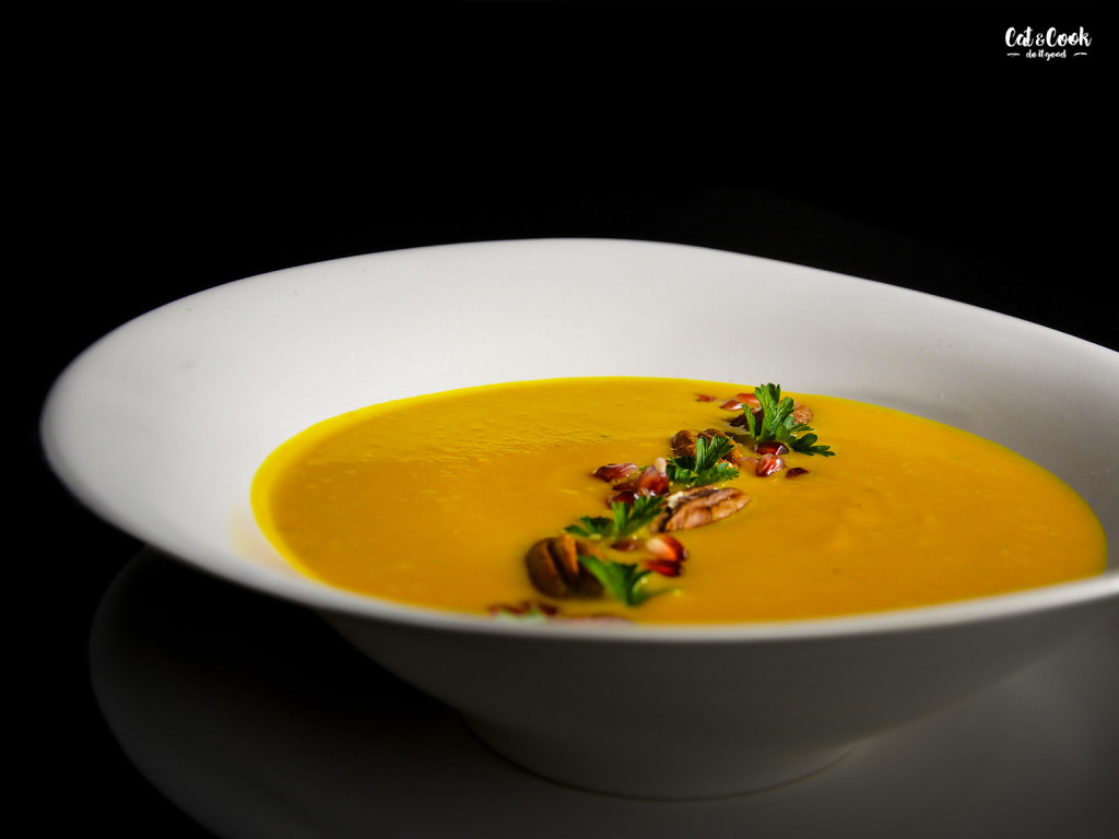 Polévka z dýně z M&S potravin