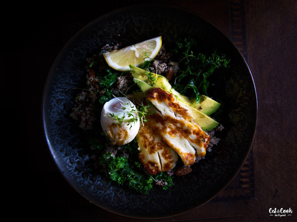 Podzimní snídaňová miska s quinoou