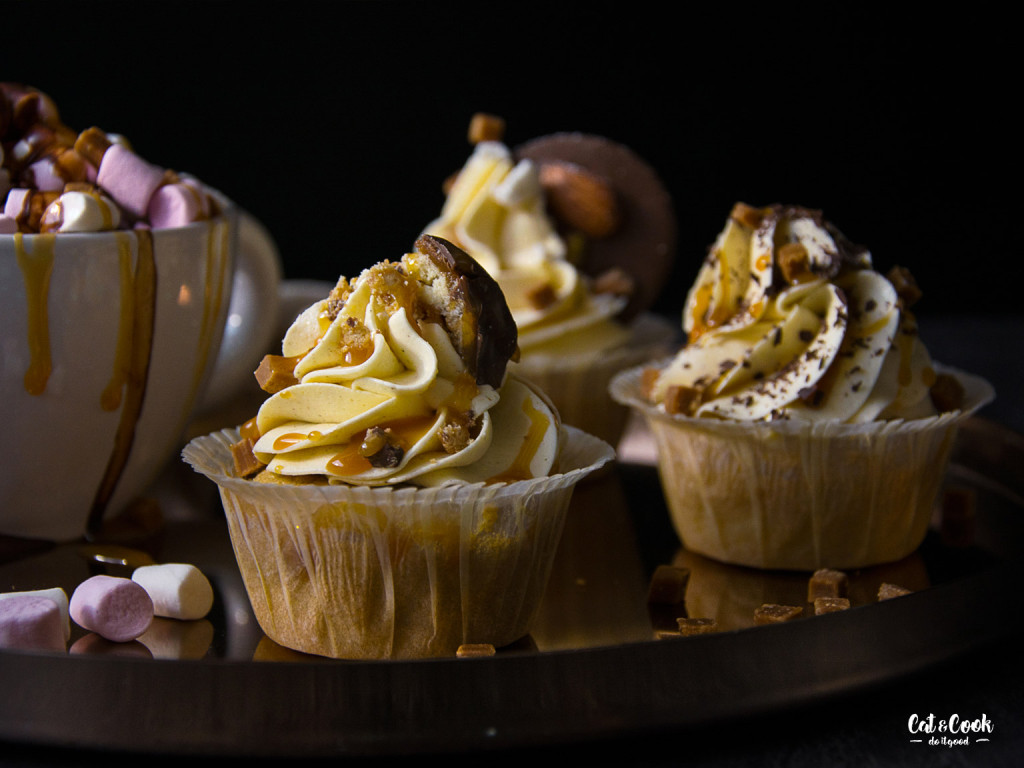 Perníkové cupcakes se skořicovým krémem