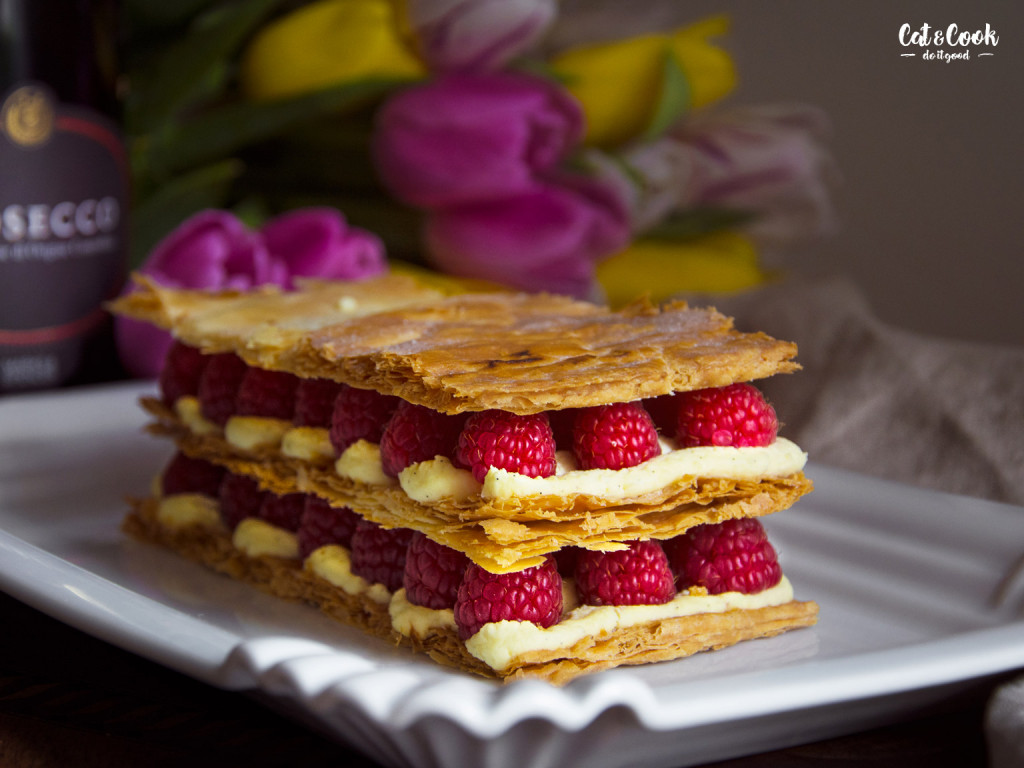 Mille-feuille s malinami z M&S potravin