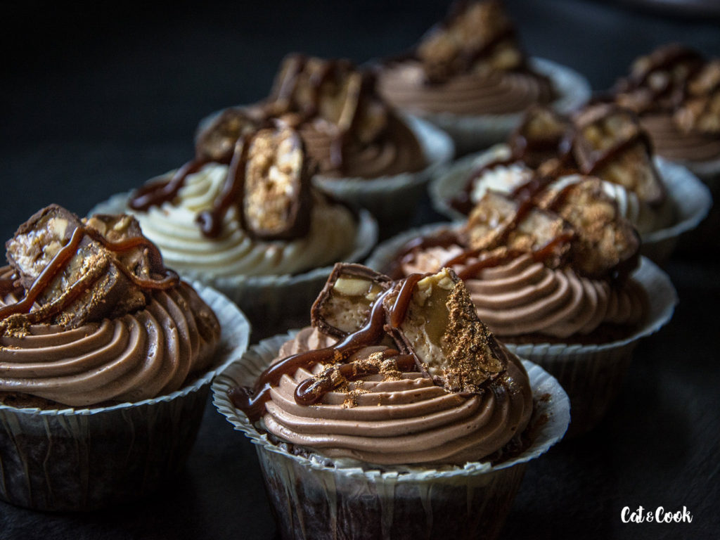 Brownie cupcakes ze slaného másla