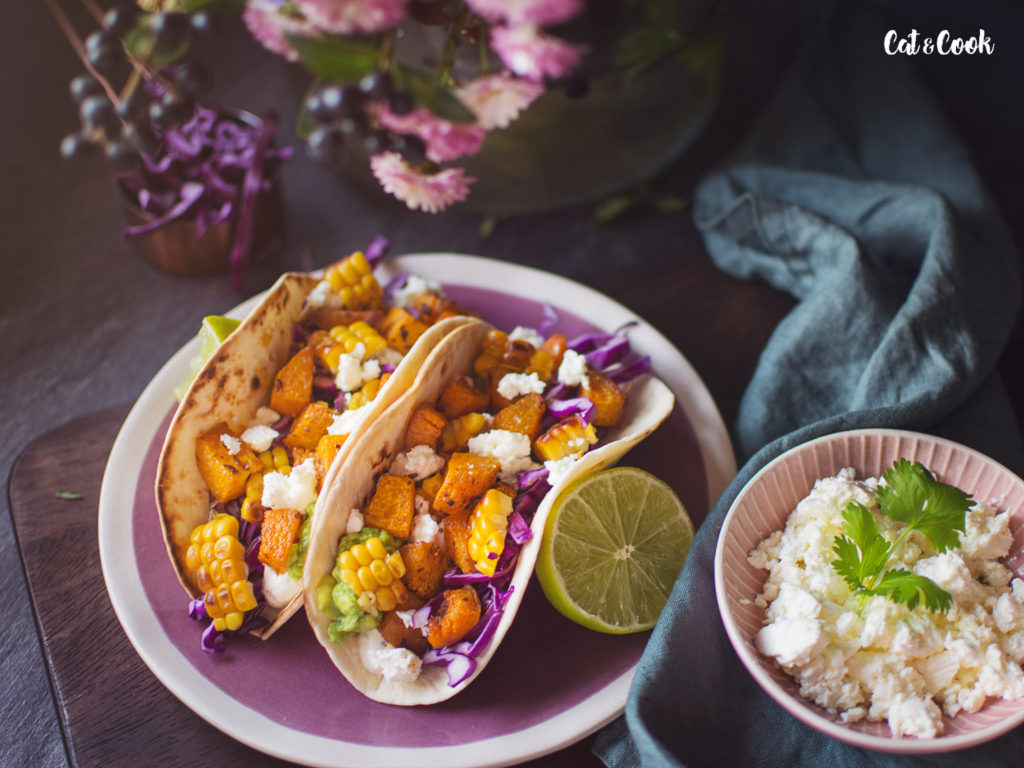 Tacos s pečenou dýní