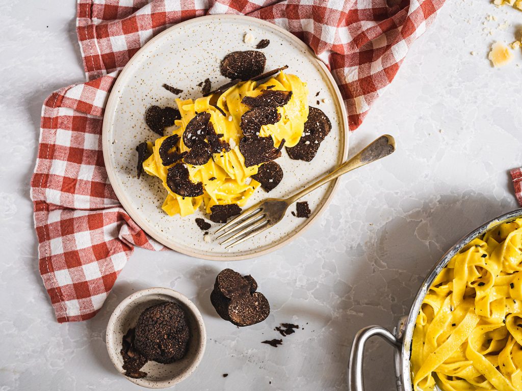 Pasta al tartufo – těstoviny s lanýži