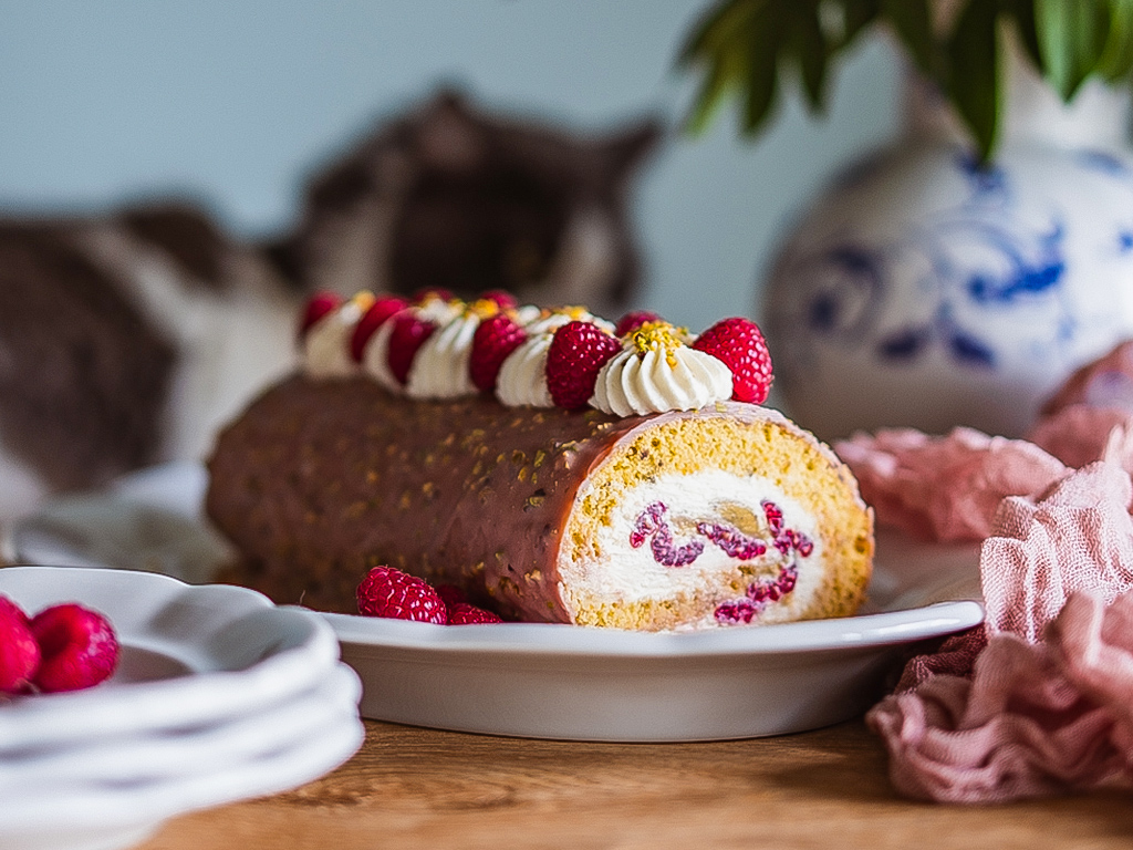 Pistáciová roláda