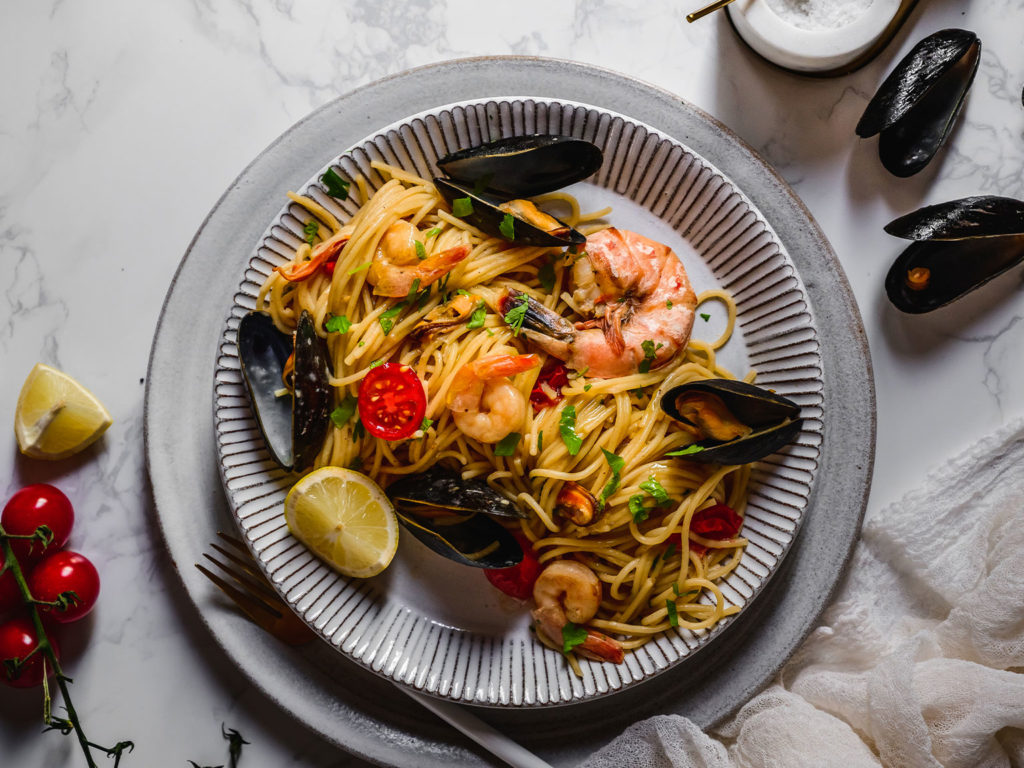 Spaghetti frutti di mare