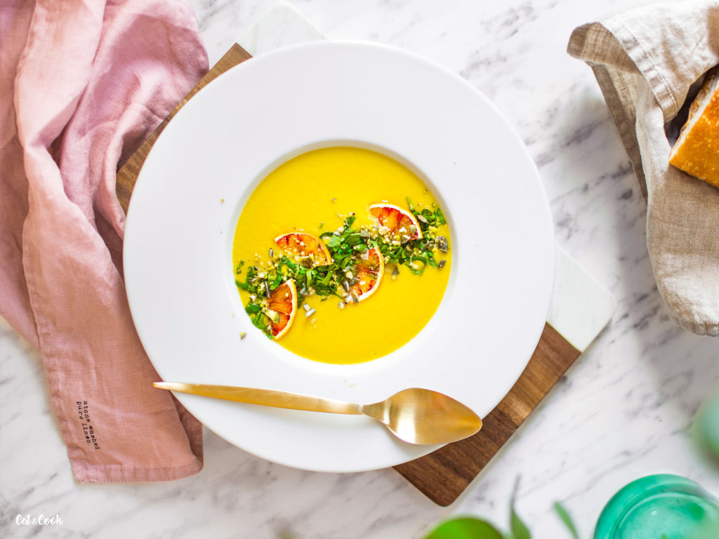 Krémová pórková polévka